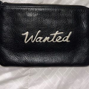 “Wanted” genuine coach wristlet